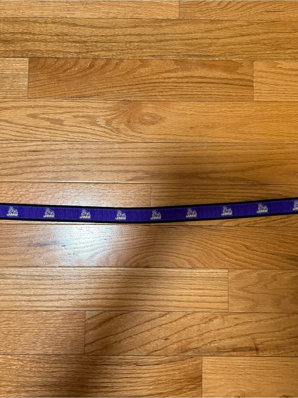 Purple JMU Logo Belt